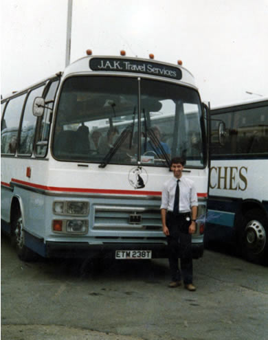 J.A.K Travel Services in 1988 with our founder Alan Bonson